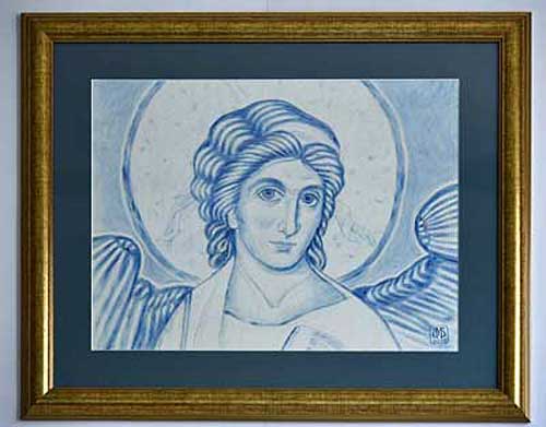 Umetnička slika - Beli Anđeo - Prodaja umetnickih slika online