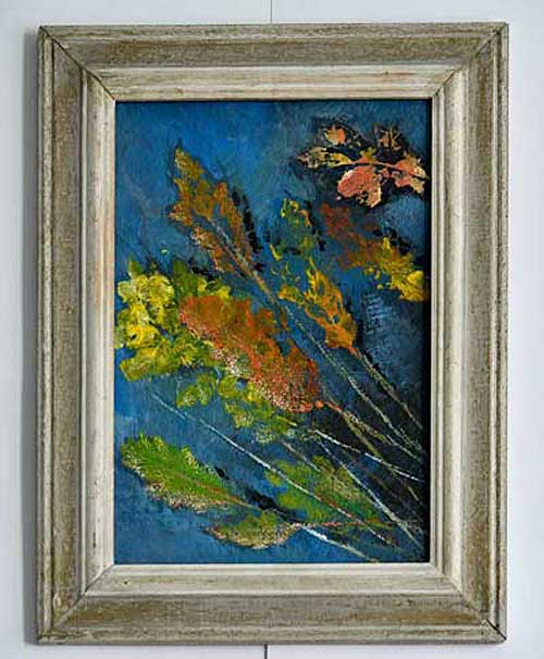 umetnička slika - Borislav Armuš - Jesenje lišće - umetnička galerija Harmonija