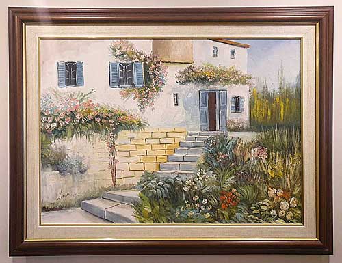 Kuća sa cvećem u dvorištu, Dušan Kosovac