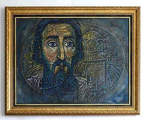 umetnička slika - Borislav Armuš - Sveti Sava - umetnička galerija Harmonija