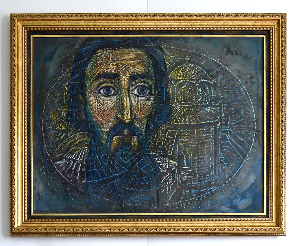 Umetnička slika - Sveti Sava, Borislav Armuš, Umetnička Galerija slika Harmonija Beograd